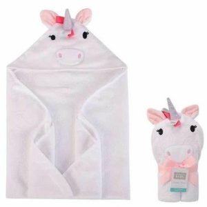 Bath | 3D Baby Hooded Towel Woven Terry For Baby Girl