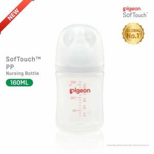 Bottle Feeding | Pigeon Softouch™ Pp Nursing Bottle – Logo 160Ml