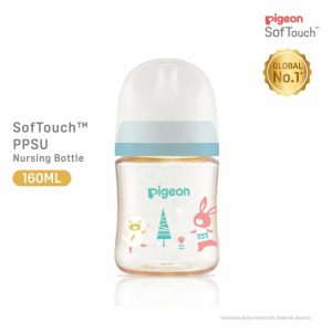 Bottle Feeding | Pigeon Softouch™ Ppsu Nursing Bottle – Single Pack 160Ml Animal