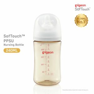 Bottle Feeding | Pigeon Softouch™ Ppsu Nursing Bottle – Single Pack 240Ml