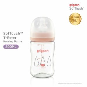 Bottle Feeding | Pigeon Softouch™ T-Ester Nursing Bottle – Single Pack 200Ml Dewdrop