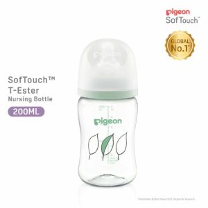 Bottle Feeding | Pigeon Softouch™ T-Ester Nursing Bottle – Single Pack 200Ml Leaf