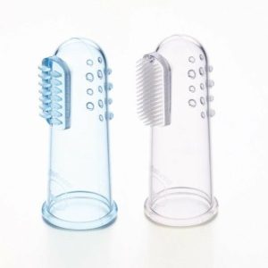 Oral Care | Piyo Piyo Tongue And Teeth Finger Tip Brush Set