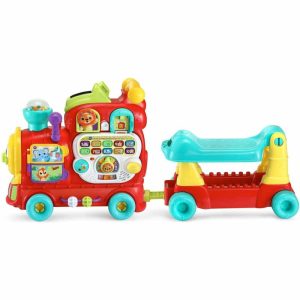 Toys for Babies | Vtech 4-In-1 Letter Learning Train – Red