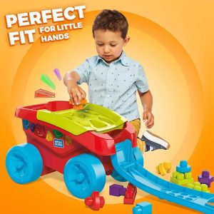 Toys for Kids | Mega Bloks First Builders Shape Sorting Wagon