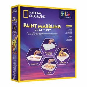 Toys for Kids | National Geogaphic Paint Marbling Craft Kit