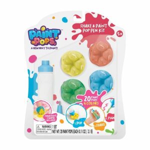 Toys for Kids | Paint Pops – 4-Col Shake & Paint Pop Pen Kit