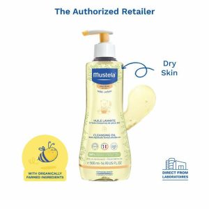 Bath | Mustela Cleansing Oil For Dry Skin (500Ml)