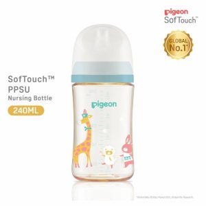 Bottle Feeding | Pigeon Softouch™ Ppsu Nursing Bottle – Single Pack 240Ml Animal