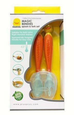 Dining | Piyo Piyo Magic Bendies Spoon & Fork Set