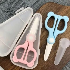 Food Preparation | Ceramic Food Scissors With Case And Cover